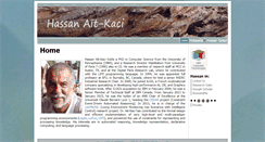 Desktop Screenshot of hassan-ait-kaci.net