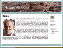 Tablet Screenshot of hassan-ait-kaci.net